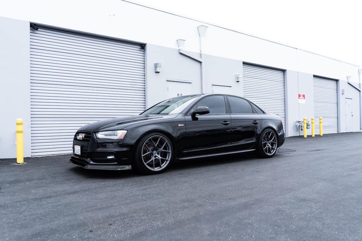 Audi S4 after installation of paint protection film